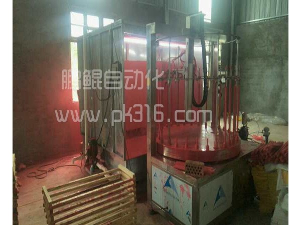 沙发脚顶压24工位转盘喷漆设备