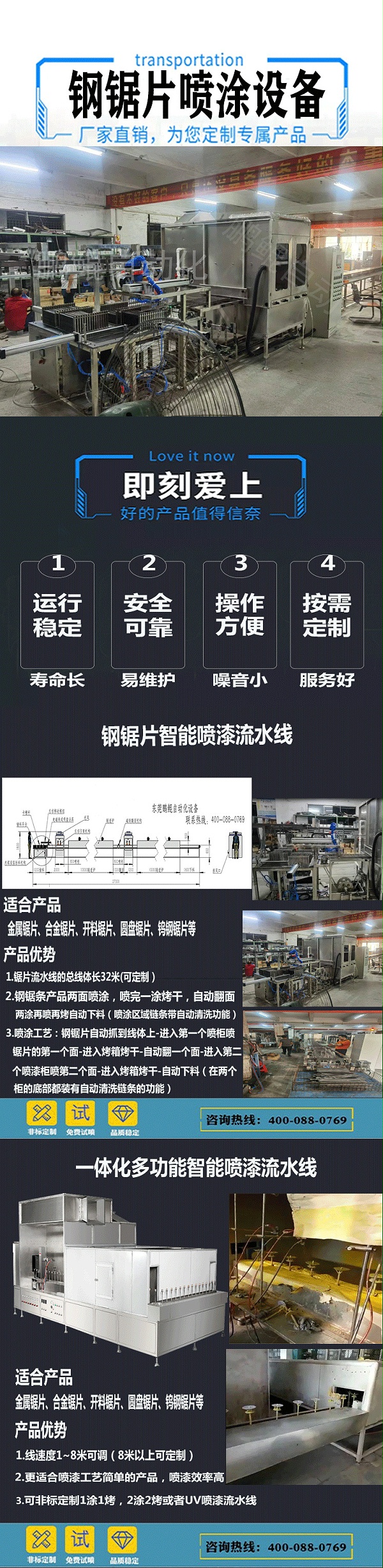 钢锯片喷漆设备