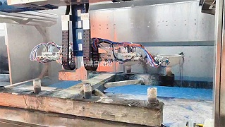 花盆专用6轴喷漆设备