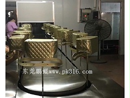 皮包自动喷烤流水线