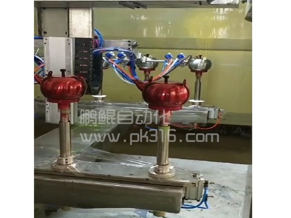 水壶渐变色六轴喷涂设备