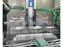 塑料件八轴喷漆设备