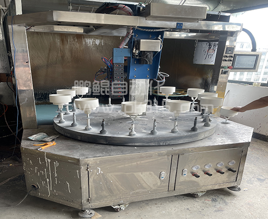 铝杯转盘式喷漆设备