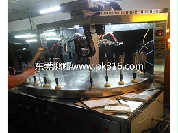 广东莞衣柜拉环自动喷漆机