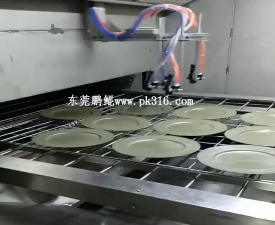 搪瓷餐具喷漆线1