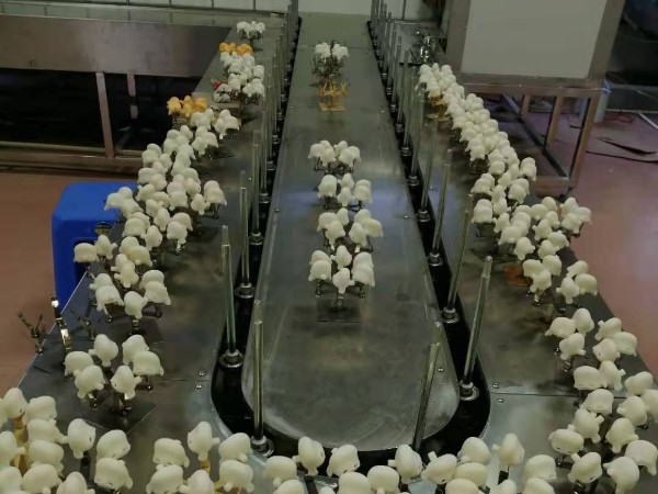 潮玩玩具喷漆流水线