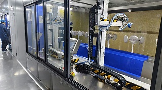 汽车喇叭网配件三涂三烤喷漆流水线