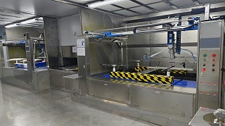 汽车喇叭网配件三涂三烤喷漆流水线