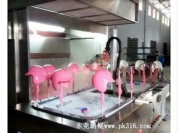 浙江头盔液体喷漆流水线，膜厚均匀不留挂！