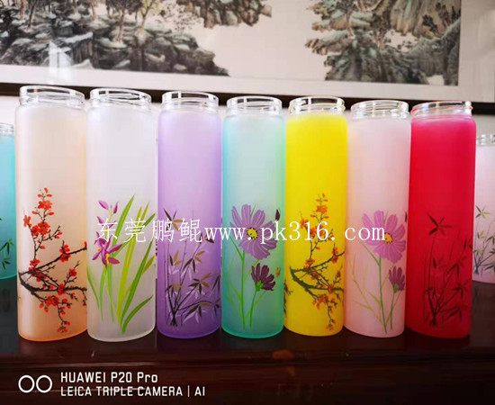 玻璃水杯手感油自动喷涂设备