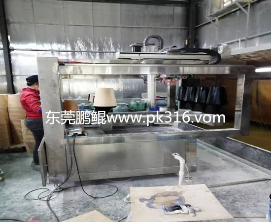 垃圾桶自动喷涂机器 (2)