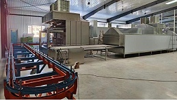 锅具内胆特氟龙两涂两烤自动涂装流水线