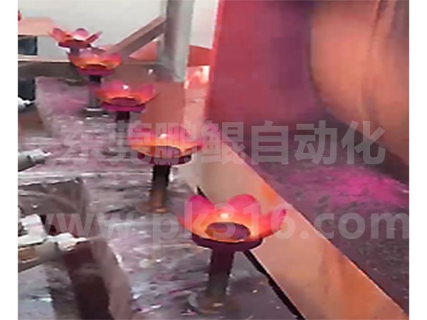 五金莲花灯罩喷漆设备