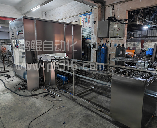 空调出风口塑料往复喷漆流水线