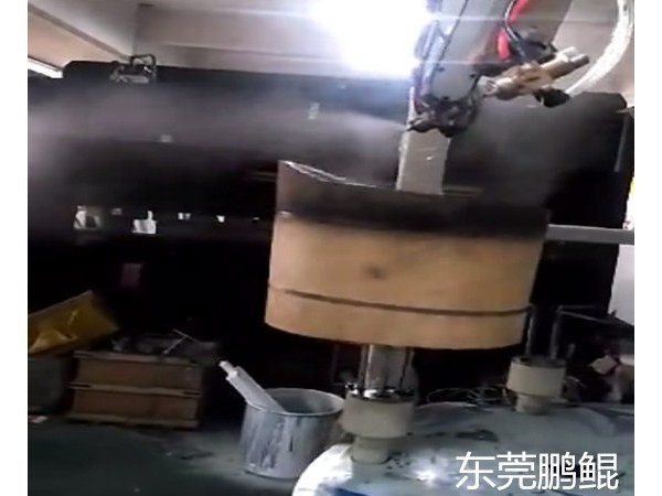 沐足桶自动喷漆机加工时废物该如何处理？