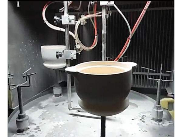 陶瓷砂锅自动喷涂解决方案