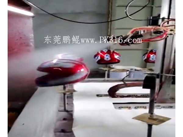 喷漆机,摩托头盔自动喷漆机喷涂的工艺步骤---鹏鲲,鹏胜