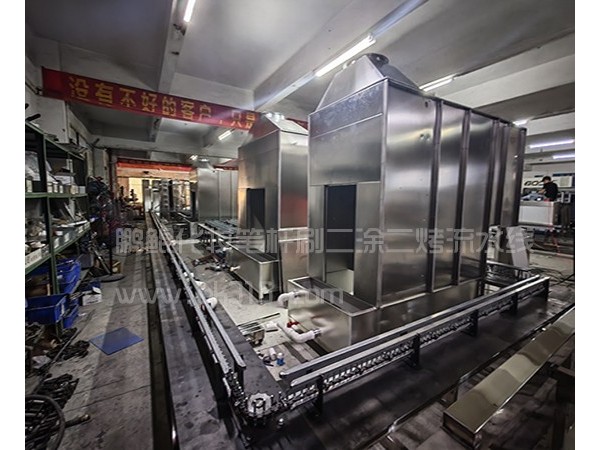 化妆笔杆刷二涂二烤流水线