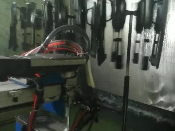 四工位转盘喷漆设备