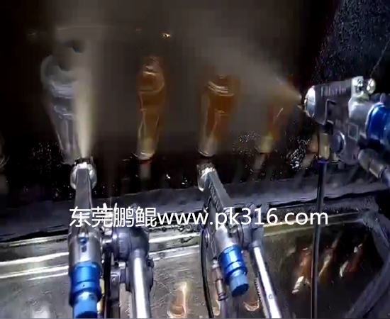 广东莞玻璃器皿自动喷色机 (2)