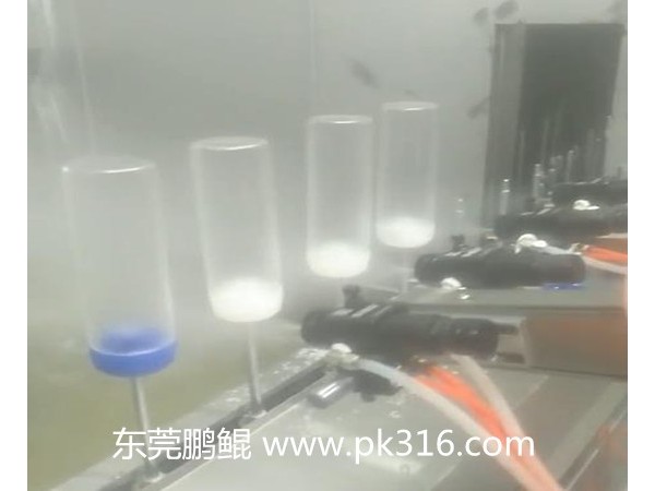 东莞鹏鲲自动化玻璃杯玻璃瓶自动喷漆线功能介绍！