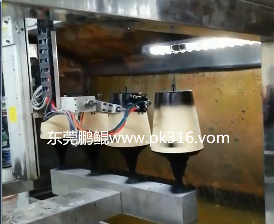 垃圾桶自动喷涂机器 (2)