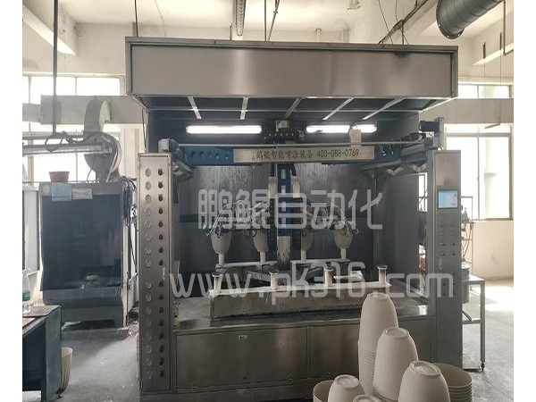 花盆六轴喷漆设备