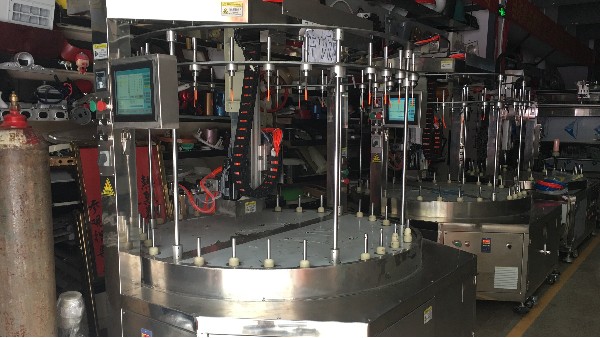 沙发脚6等分转盘式喷漆设备 沙发脚6等分转盘式喷漆设备